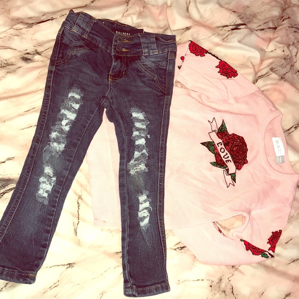 Girls Ripped Jeans